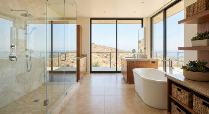 Modern bathroom fixtures remodel